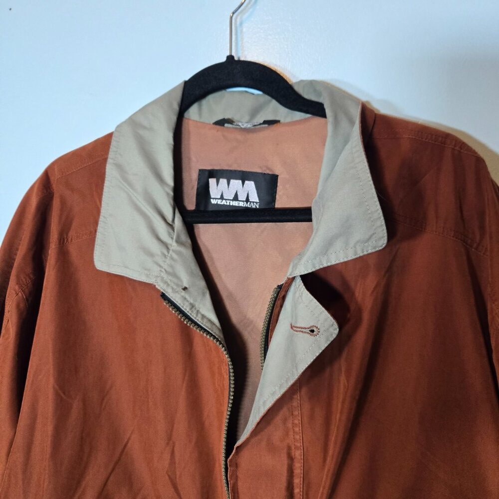 Men's Rust Bomber Jacket - Picture 3 of 10